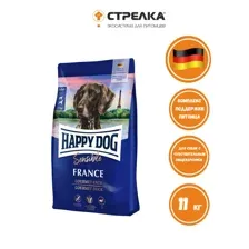 Корм для собак Happy Dog Sensible France с уткой, 11 кг