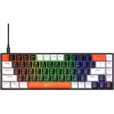 Клавиатура R8 1038 Wired Mechanical (черный/белый/оранжевый)