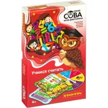 Развивающая игра Bondibon Умная сова. Учимся считать ВВ4006