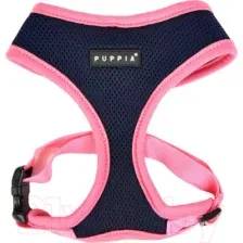 Шлея Puppia Soft II PATD-HA1770-NY-XL (сине-розовый)