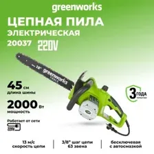 Электрическая пила Greenworks GCS2046 20037