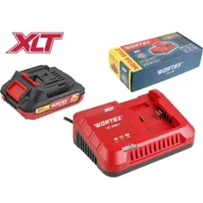 Набор аккумулятор 2х2 Ач и зарядное устройство 2х2 А WORTEX ALL1 XLT в кор. SET 18.0 В, 2.0 Ач, инди