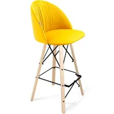 стул барный Sheffilton   SHT-ST35-1 /S80,имперский желтый