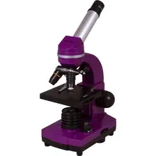 Детский микроскоп Bresser Junior Biolux SEL 40–1600x 74321 (фиолетовый)