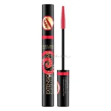 Тушь для ресниц EVELINE Cosmetics Extension Volume экстра объем и эффект накладных ресниц, тон черный