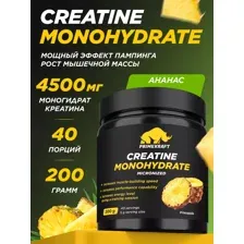 Креатин Моногидрат PrimeKraft Creatine Monohydrate Micronized (200 гр) - Вкус Ананас