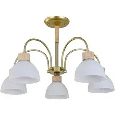 Люстра средней высоты Escada 150005/5R ES0000061 (Gold/Wood)