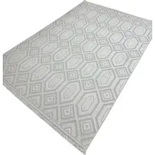 Ковер для жилой комнаты Radjab Carpet Поло Прямоугольник EN 262 12528RK (2x2.9, Cream)