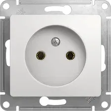Розетка Systeme Electric Glossa GSL000141 (белый)