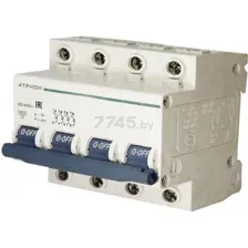 Автоматический выключатель АТРИОН ВА47-29 4P 16А C (VA4729-4-16C)