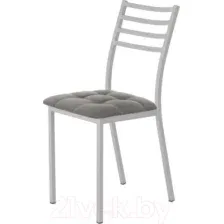 Стул AMC Comfort 4К5.5 (кожзам графит/серебристый)