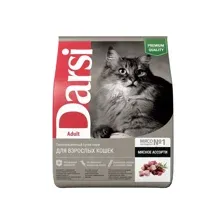 Корм сухой "Darsi" для кошек , Мясное ассорти," Adult", 1,8 кг