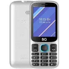 Кнопочный телефон BQ BQ-2820 Step XL+ (белый/синий)