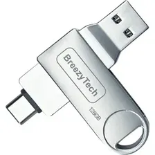 USB Flash BreezyTech OTG120 128GB (металлик)