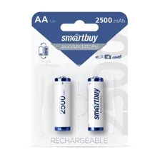 Аккумуляторная батарейка AA 2500 mAh Smartbuy 2 шт.