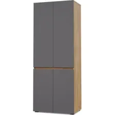 Шкаф распашной Modern Тифани Т22 (золотистый дуб/графит)
