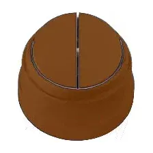 Выключатель Bylectrica Ретро А5 6-2212 (коричневый)