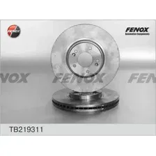 Тормозной диск FENOX TB219311 вентилируемый , передняя ось