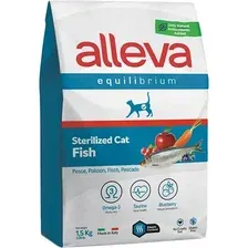 Сухой корм для кошек Alleva Equilibrium Sterilized Fish (для стерилизованных кошек и кастрированных котов с рыбой) 1.5 кг