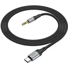 Кабель Hoco UPA26 USB Type-C - Jack 3.5mm (1 м, черный)