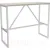 Барный стол Hype Mebel Дельта 120x55x110 (белый/древесина белая)