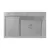 Кухонная мойка Astir Decor Satin C78x51R (с сифоном, дозатором и коландером)
