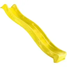 Скат для горки KBT Yulvo HDPE, 400.012.003.001, с подключением к воде, желтый