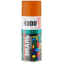 Эмаль Kudo Универсальная Металлик / KU-1051 (520мл, оранжевый)