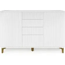 Комод Shtabe Royal 5055 эко (белый-золото)