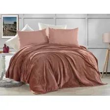 Плед Karven Super Soft Vigan Евро 200x220 Р 942 (сухая роза)