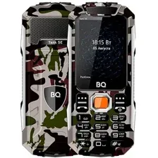 Кнопочный телефон BQ BQ-2432 Tank SE (армейский зеленый)