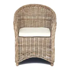 Кресло садовое Tetchair Secret De Maison Maison c подушкой (натуральный/серый)