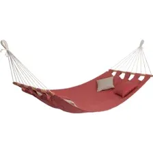 Гамак Gamakby SB590DP с брусками (коралловый)