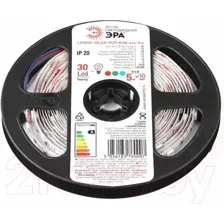Светодиодная лента ЭРА LS5050-7.2-30-12-RGB-IP20-1 Year-5m / Б0035602