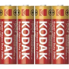 Комплект батареек Kodak Super Heavy Duty Zinc AA R6 4S (4шт)