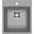 Кухонная мойка Mixline ML-GMU02 556715 (серый камень)