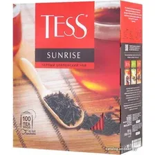Черный чай Tess Sunrise 100 шт