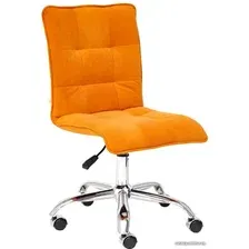 Кресло офисное Tetchair Zero флок (оранжевый)