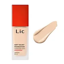 Тональный крем Lic Soft Velvet Foundation тон 02R (32мл)