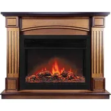 Каминокомплект Смолком Boston MB/JUP/SYM26 + Moonblaze Deluxe-s BL LT (дуб антик)