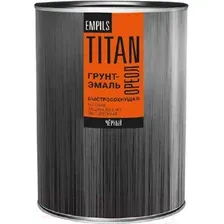 Грунт-эмаль Titan Empils Ореол Быстросохнущая RAL 8017 (900г, матовый шоколадно-коричневый)