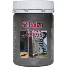 Краска Palizh Декоратор Акриловая (250г, темное серебро)