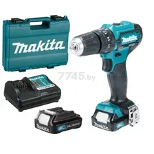 Дрель-шуруповерт аккумуляторная ударная MAKITA CXT HP 333 DWAE (HP333DWAE)