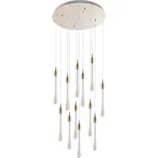 Подвесная люстра Arte Lamp Raindrop A1803LM-36PB