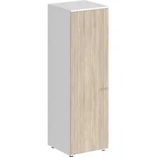 Шкаф-пенал Norden Левый SG.826.WH.OD.L (белый/дуб темный)