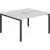 Офисный стол Norden 120х123.8х75 SG.241.SH.63.AN (антрацит/серый бархат)