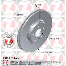 Тормозной диск Zimmermann 610371120