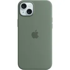 Чехол для телефона Apple MagSafe Silicone Case для iPhone 15 Plus (кипарис)