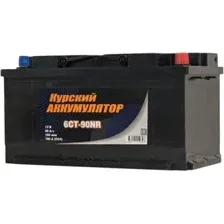 Автомобильный аккумулятор Курский Аккумулятор 6СТ-90N R+ (90 А·ч)