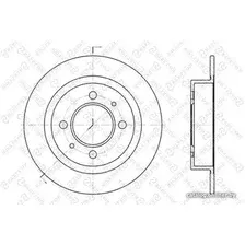 Тормозной диск Stellox 60202246SX